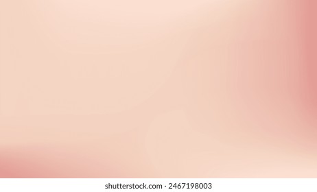 Pink pastel gradient bg. Soft nude texture background. Abstract beige blur gradation. Warm skin cream simple mesh for banner wallpaper. Trend valentine smooth paper with peach tone blurry effect