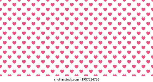 Pink pastel heart abstract pattern design for valentine day on white background.