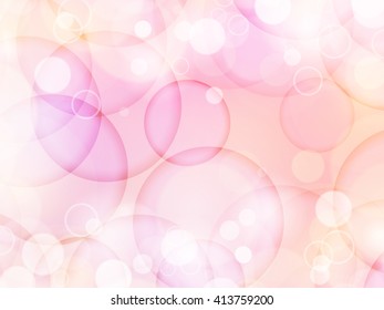 Pink and pastel Soft color bokeh romantic abstract background