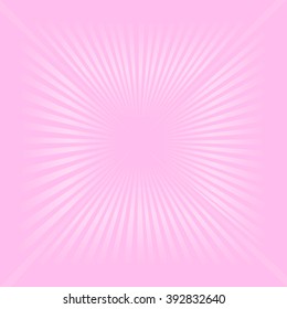 pink pastel Sunburst background vector