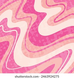 Pink pastel textured Swirls background design