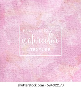 pink pastel watercolor on tissue paper pattern. Vector