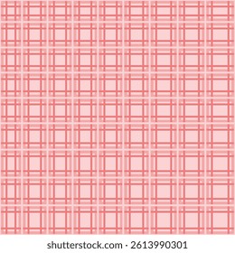 Pink patchwork quilt gingham tartan vichy check plaid grid seamless pattern, tablecloth, blanket