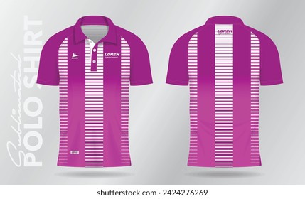 pink pattern and background for sublimation polo sport jersey template design