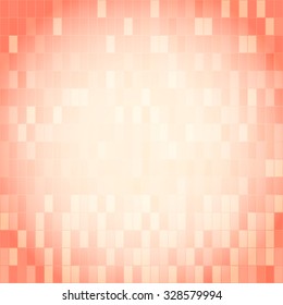 Pink pattern made of rectangle with copy space. Mosaic background