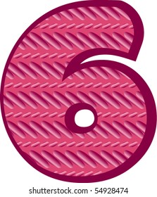 pink pattern number