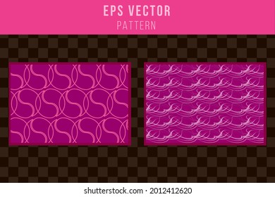 Pink pattern seamless background purple set pattern