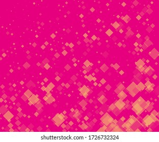 Patrón rosa con cuadrados transparentes, rombos, tapiz, fondo simple para cubiertas, banners y cubiertas para web, tarjetas de visita. Ilustración del vector