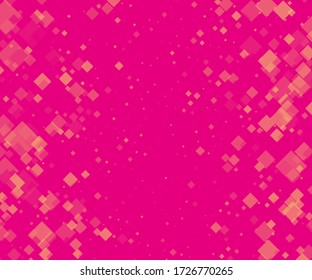 Pink pattern with transparent squares, rhombuses, Wallpaper, simple background for covers, web banners and covers, business cards. Vector illustration