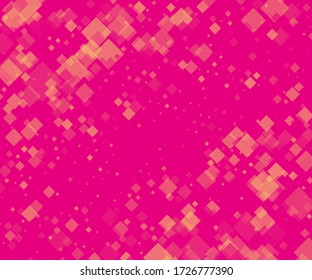 Patrón rosa con cuadrados transparentes, rombos, tapiz, fondo simple para cubiertas, banners y cubiertas para web, tarjetas de visita. Ilustración del vector