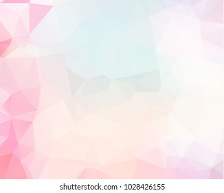 Pink Pattern. triangular template. Geometric sample. Repeating routine with triangle shapes