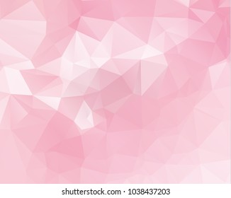 Pink Pattern. triangular template. Geometric sample. Repeating routine with triangle shapes