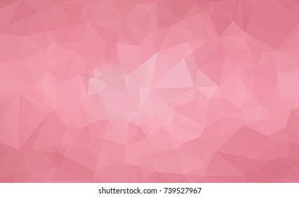 Pink Pattern. triangular template. Geometric sample. Repeating routine with triangle shapes
