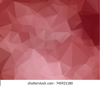 Pink Pattern. triangular template. Geometric sample. Repeating routine with triangle shapes