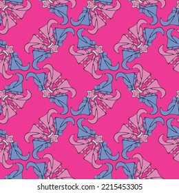 Pink pattern,abstract elements. The drawing was created for seamless,for endless design