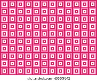 Pink Patterned Squares Background