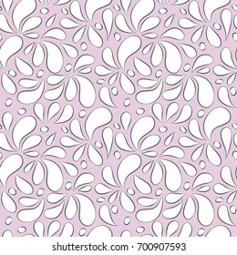 Pink patterns on a gray background