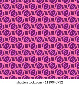 Pink patternt round background vector graphic 