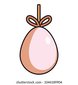 pink and peach eastern egg  design 