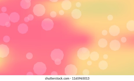 Pink peach gradient background. Light blurry gradient pattern.  Elegant peach colors. Soft colors. Blurred pink, peach bokeh background. Sunrise sky landscape. Colorful blurry gradient holography.