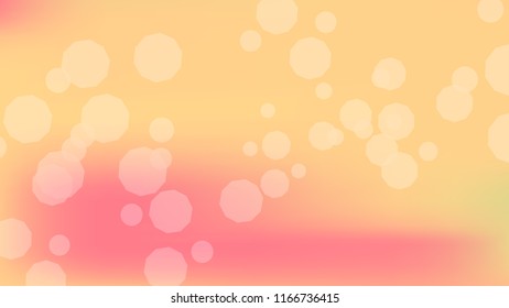 Pink peach gradient background. Light blurry gradient pattern.  Elegant peach colors. Soft colors. Blurred pink, peach bokeh background. Sunrise sky landscape. Colorful blurry gradient holography.