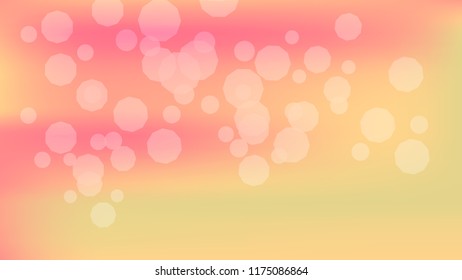 Pink peach gradient background. Light blurry gradient pattern.  Elegant peach colors. Soft colors. Blurred pink, peach bokeh background. Sunrise sky landscape. Colorful blurry gradient holography.