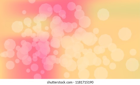 Pink peach gradient background. Light blurry gradient pattern.  Elegant peach colors. Soft colors. Blurred pink, peach bokeh background. Sunrise sky landscape. Colorful blurry gradient holography.