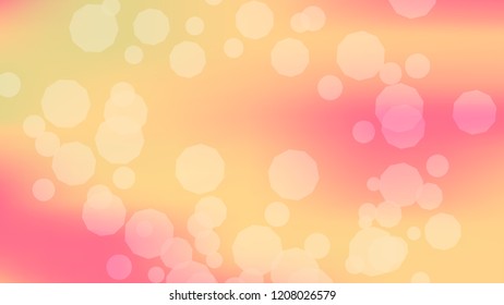 Pink peach gradient background. Light blurry gradient pattern.  Elegant peach colors. Soft colors. Blurred pink, peach bokeh background. Sunrise sky landscape. Colorful blurry gradient holography.