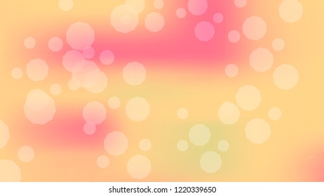 Pink peach gradient background. Light blurry gradient pattern.  Elegant peach colors. Soft colors. Blurred pink, peach bokeh background. Sunrise sky landscape. Colorful blurry gradient holography.