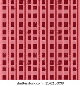 pink and peach repeating stripes grungy textured pattern for textile, fabric, background and surface design ideas. pattern swatch at eps. file