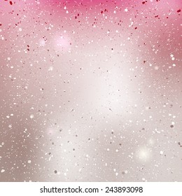 Pink pearl shiny background. Blurred vector texture.