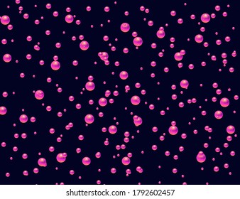 Pink pearls background. 3D Pearls texture for wrapping paper, web, wallpaper, textile, scrapbooking, print etc. Jewellery and pearls background. Geometric design.