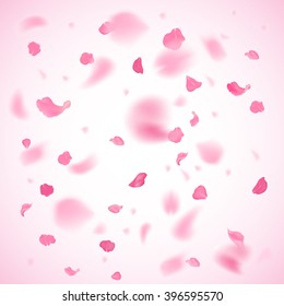 Pink petals background