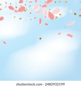 pink petals Enchanting vector background with delicate  swirling against transparency. Evoking nature's beauty, captivates with vibrant colors, perfect for banners celebrating spring's allure and love