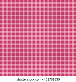 Pink picnic checkered tablecloth