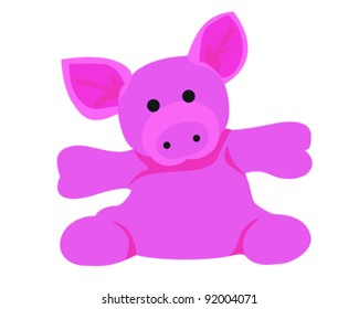 pink pig cartoon