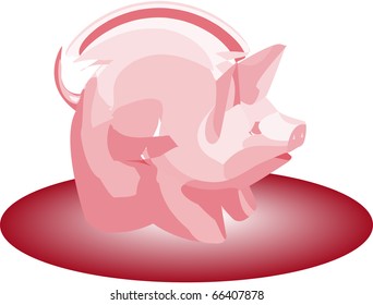 pink piggy