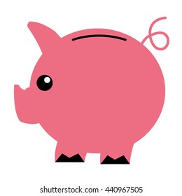 pink piggy bank