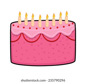 Pink Pineapple Cake