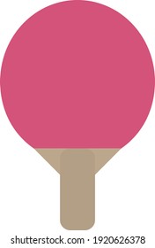 A Pink Ping Pong Racket