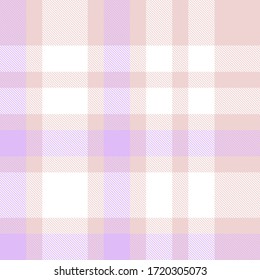 Pink Plaid, checkered, tartan seamless pattern suitable for fashion textiles and graphics
