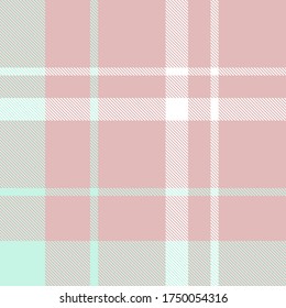 Pink Plaid, checkered, tartan seamless pattern suitable for fashion textiles and graphics