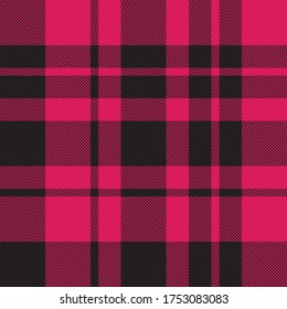 Pink Plaid, checkered, tartan seamless pattern suitable for fashion textiles and graphics
