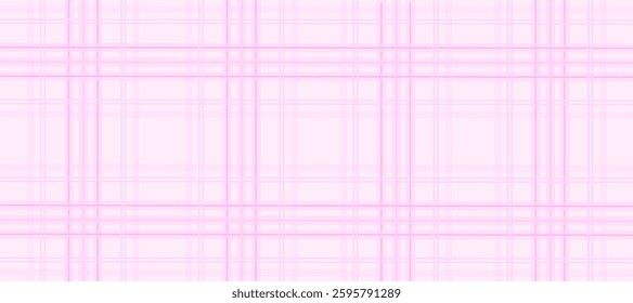 Pink plaid fabric texture background