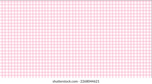 Pink plaid light background vector illustration.