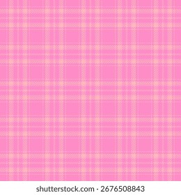 A pink plaid pattern background. A classic tartan design, suitable for fabrics, wallpapers, or digital designs. Its soft color palette evokes a sense of warmth and comfort.