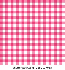 Pink plaid pattern background. plaid pattern background. plaid background. Seamless pattern. for backdrop, decoration, gift wrapping, gingham tablecloth, blanket, tartan, fashion fabric print.