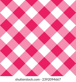 Pink plaid pattern background. plaid pattern background. plaid background. Seamless pattern. for backdrop, decoration, gift wrapping, gingham tablecloth.