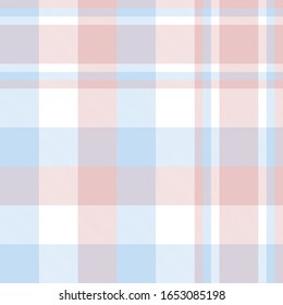 Pink Plaid Tartan Seamless Pattern for fashion textiles and graphics
