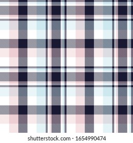 Pink Plaid Tartan Seamless Pattern for fashion textiles and graphics
